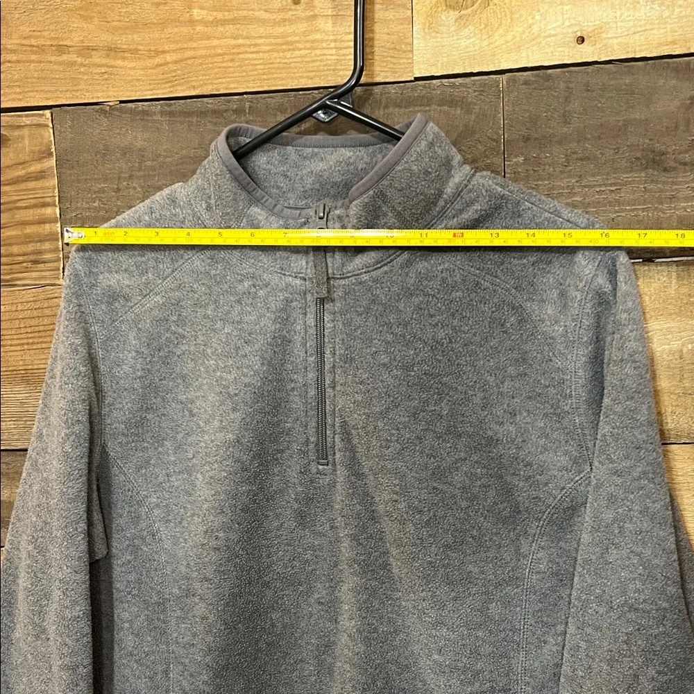 Made for Life Gray Fleece Quarter Zip Up Pullover - Picture 9 of 16